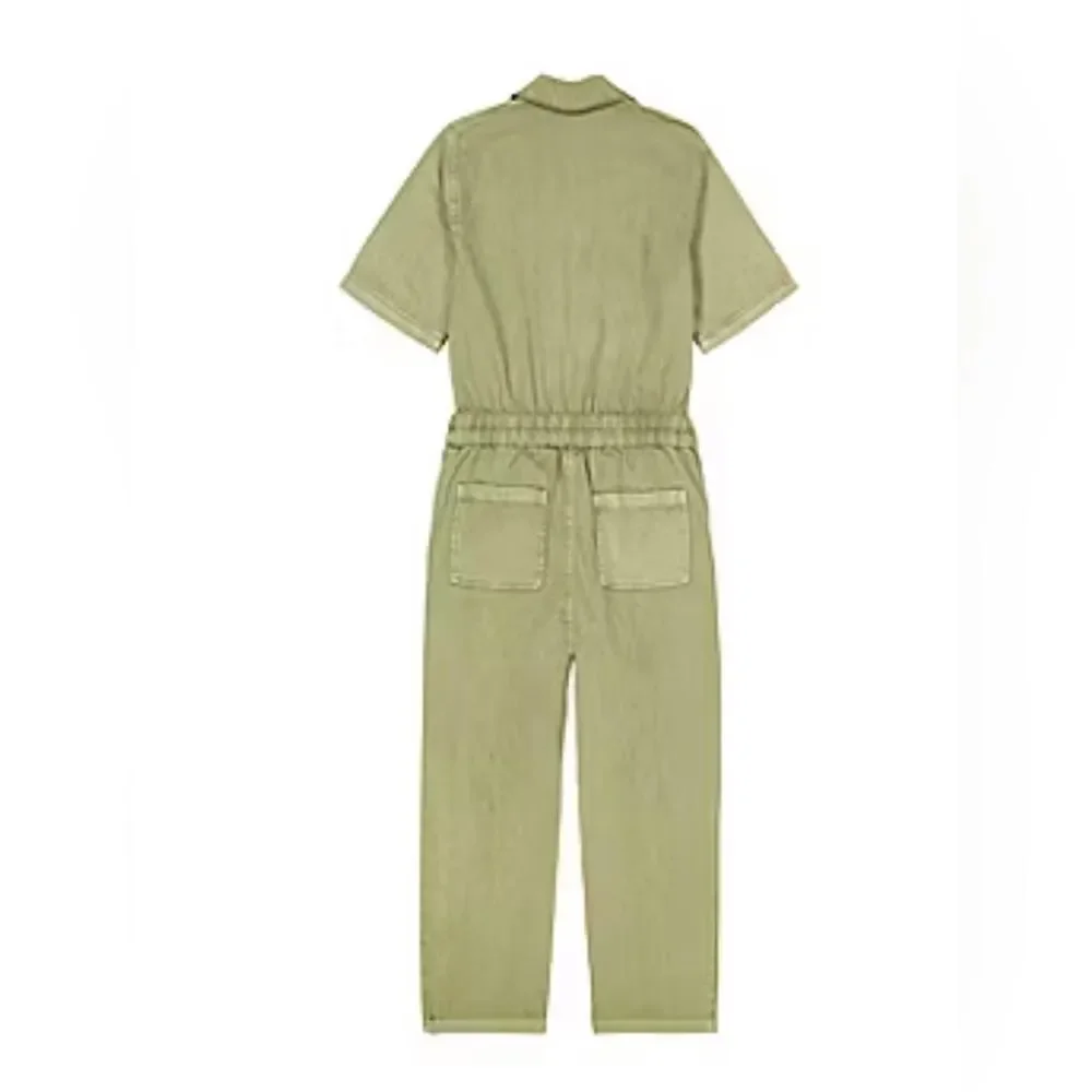Roxy Oil Green Jumpsuit; Size Girls  X-LARGE/16. NWT! Roxy Big Girls